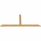 Ekena Millwork Portland Timber Gable Bracket, Western Red Cedar, 72"W x 30"H x 1 1/2"D x 3 1/2"F, 10/12 Pitch GBW072X30X0204POR00SWR - alternate 5